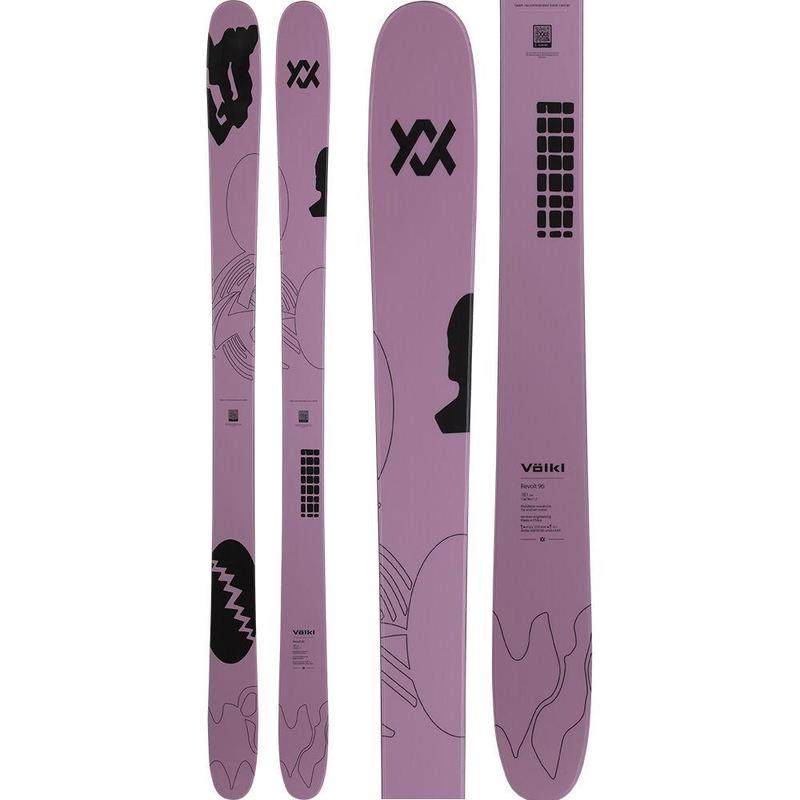 代购Volkl女士滑雪板城市滑雪公园滑雪风格设计动力性能Revolt 9