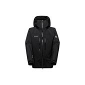 代购 滑雪夹克防风防水保暖可调节帽檐黑色带帽设计 Mammut男士