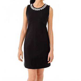 宴会夏季 代购 修身 Pulitzer女士连衣裙显瘦显高无袖 短裙 Lilly