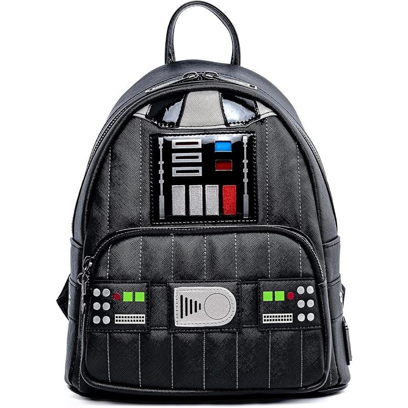 代购Loungefly男女双肩包可发光便携式轻量化日常收纳黑色