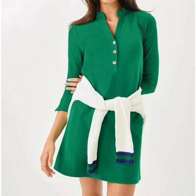 代购Lilly Pulitzer女士连衣裙显瘦舒适棉质修身春季通勤短裙