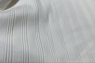 竖纹白色2米长度宽幅120cm 包邮 坑条提花