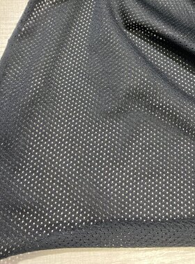 39 包邮 黑色网眼布 口袋布 2米 宽幅140cm
