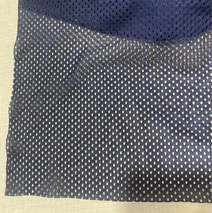 包邮 1m藏青网眼布 宽幅120cm