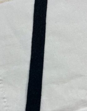 39包邮 侧边装饰带三条杠 黑色 10米 宽度约1cm