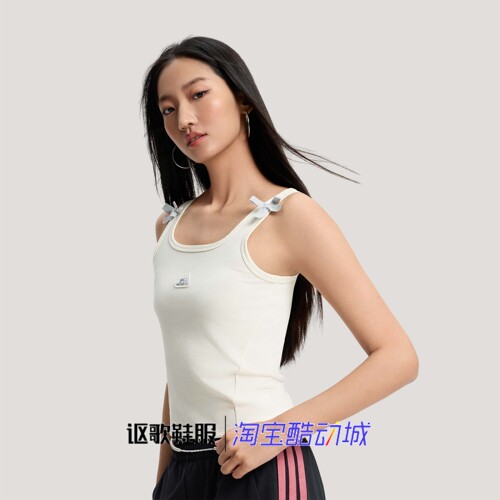 阿迪达斯女子简约舞蹈吊带背心