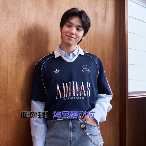 阿迪达斯三叶草男子夏季短袖T恤
