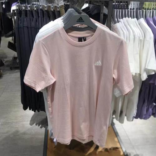 夏季透气运动简约圆领宽松T恤