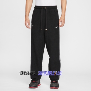 HV3491 纯色亲肤透气拼接条纹直筒休闲长裤 010 新款 耐克男子冬季