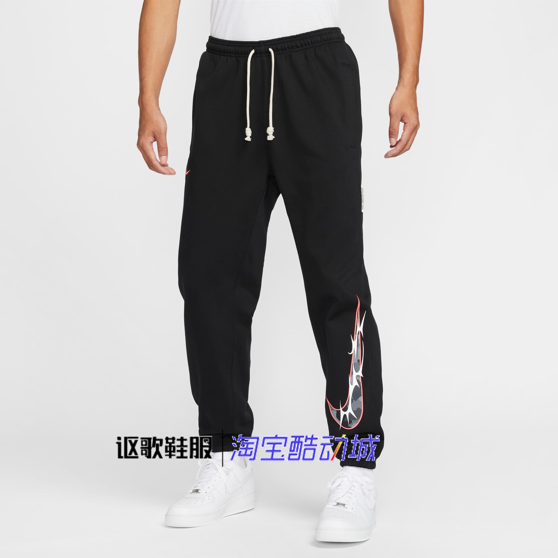 耐克男子简约透气束脚长裤