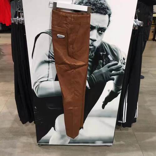 阿迪达斯三叶草潮流男款针织长裤