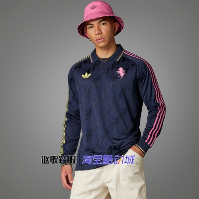 阿迪达斯三叶草男子新款长袖球衣