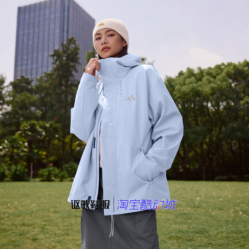 阿迪达斯男女保暖运动夹克外套