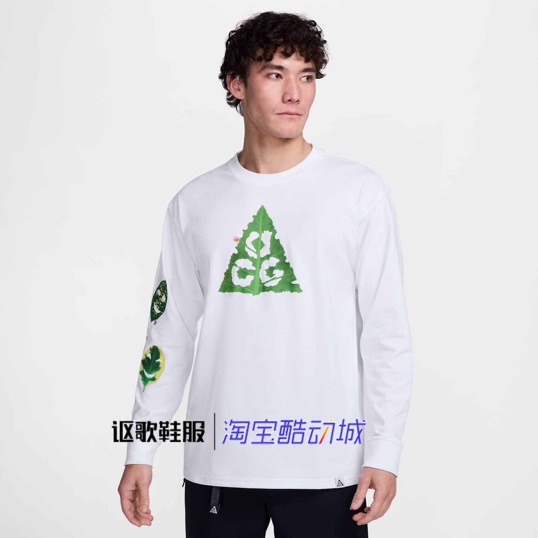 耐克ACG男子潮流印花长袖T恤