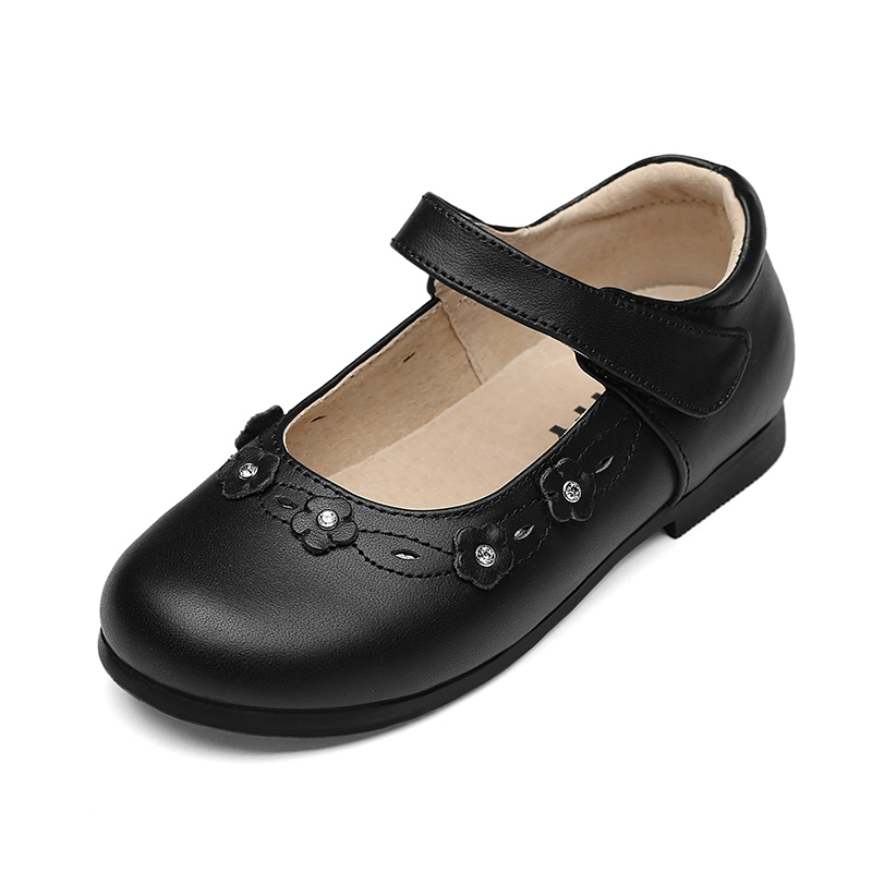 Chaussures enfants en cuir SNOFFY ronde suture de voiture pour printemps - semelle TPR (tendon,  - Ref 1014298 Image 2