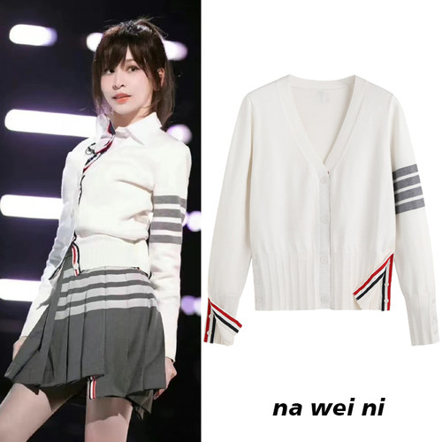 王心凌同款羊毛衫tb开衫针织外套