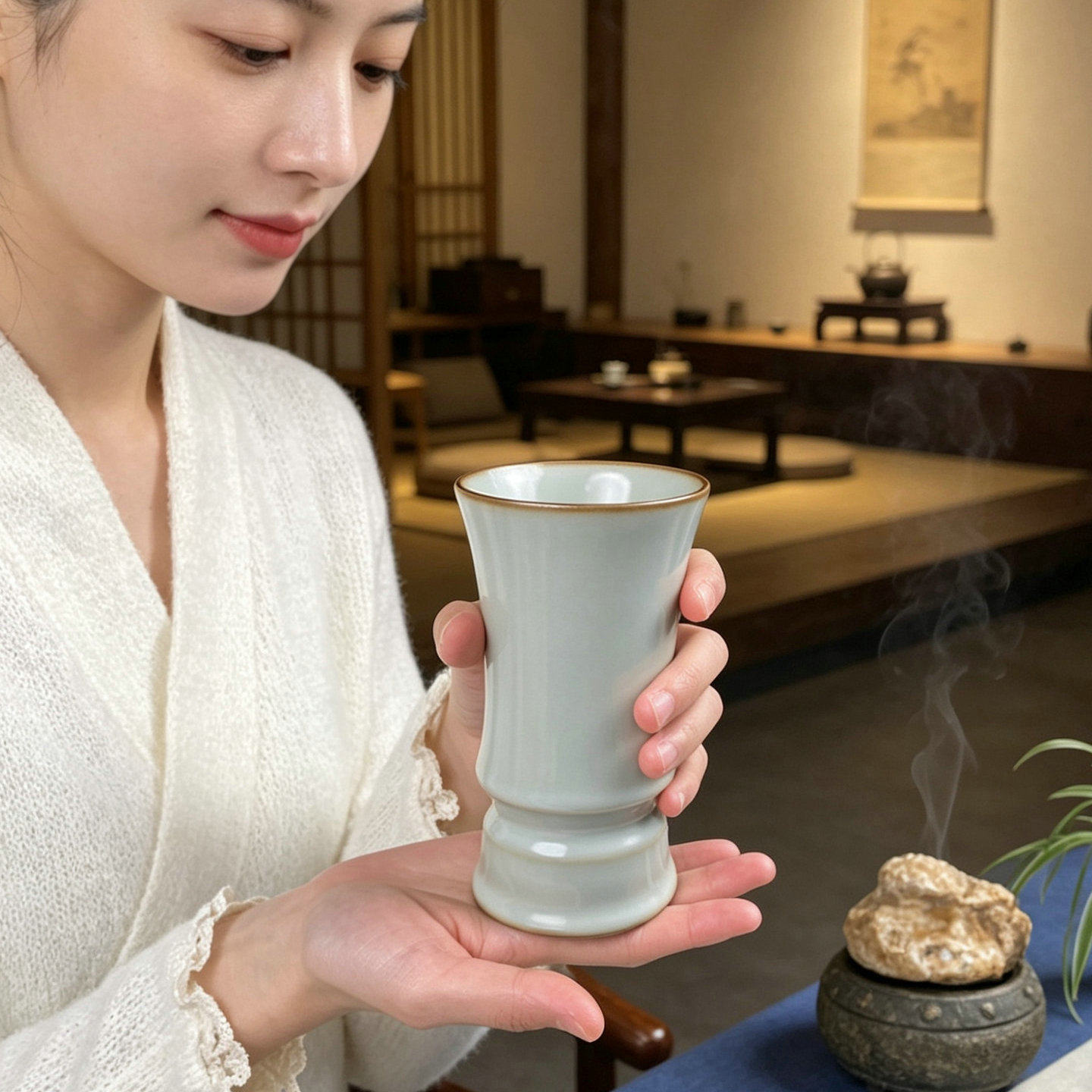 11代台湾绮嘉心沉香熏香炉充电