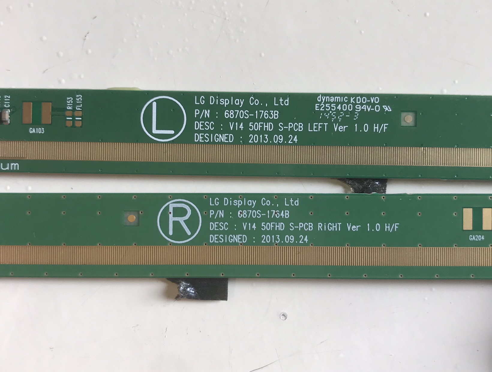 6870S-1763B 6870S-1764B V14 50FHD S-PCB 一对