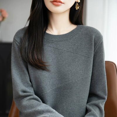 纯棉毛衣5新款加厚针织打底衫