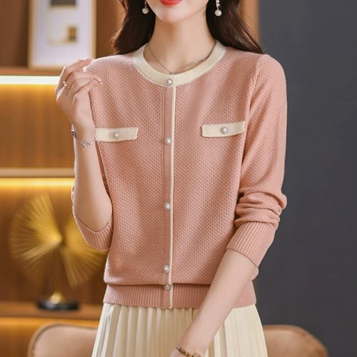 羊毛针织打底衫女春秋装2025新款内搭小香风洋气上衣薄款毛衣爆款