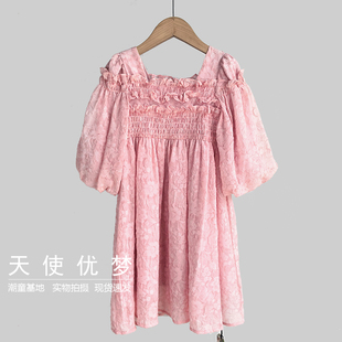 小女孩洋气公主裙子中大童韩版 宝儿 女童连衣裙春夏季 165 潮 120