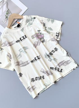 120-170 IX* 女童短袖T恤夏季女孩运动速干休闲上衣宽松青少年装