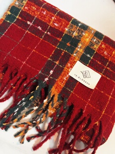 浆果星星围巾女高级韩系氛围感冬季加厚保暖围脖学生党披肩外搭