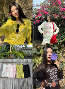 ZY GODDESS-十三行夏季漏背设计宽松莱赛尔防晒衫长袖T恤女J86811