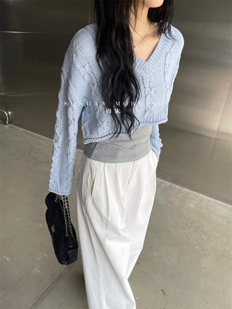 SUNDAYMORNING减龄上衣套装女