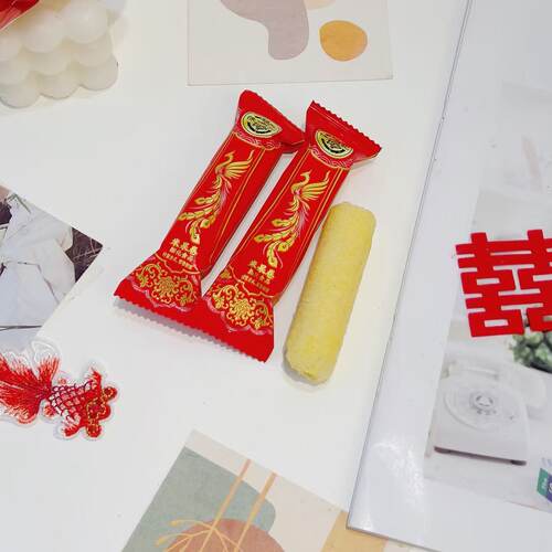 徐福记米果卷膨化食品零食休闲食品点心下午茶结婚喜糖伴手礼