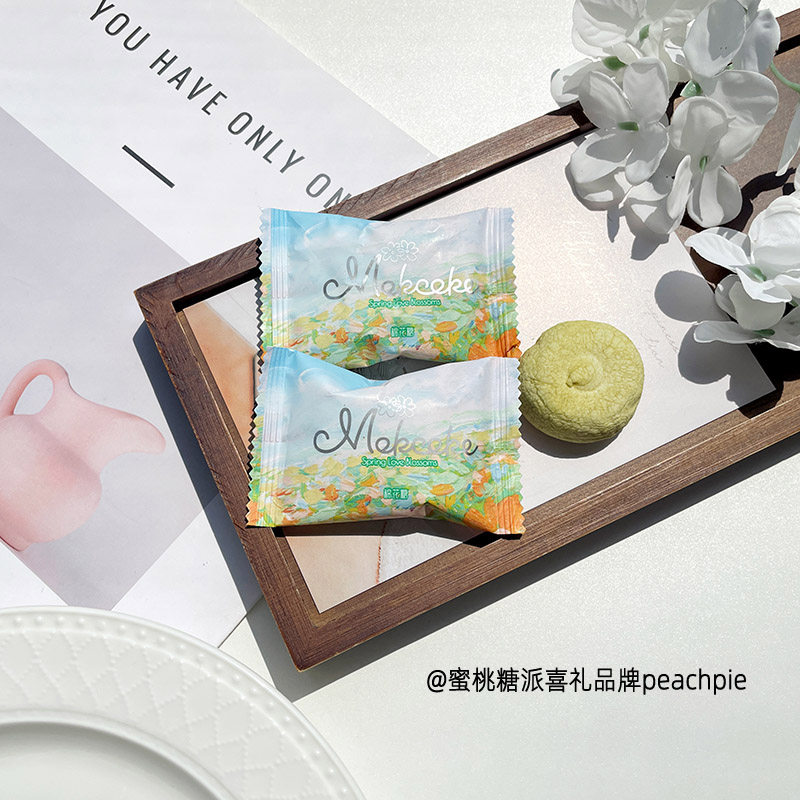 mokcoke莫可卡抹茶巧克力味夹心棉花糖高颜值网红结婚喜糖伴手礼