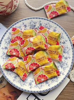 monice茉萘蜂蜜柚子味果汁软糖高颜值结婚喜糖散装休闲零食糖果