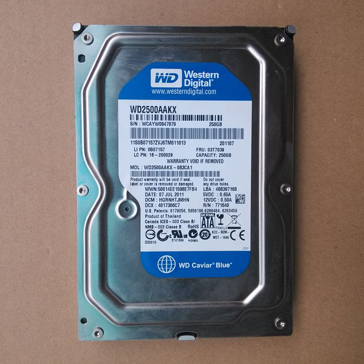 Î÷Êý/WDµ¥µúË«µú 80G160G250G320G 500GSATA´®¿Ų́ʽ¶þÊÖ»úеӲÅÌ
