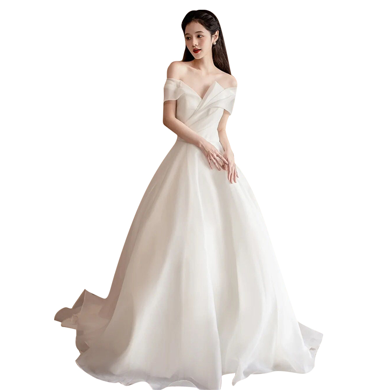 Wedding dress for bride, open shoulders, lace dress Wedding dress for bride, open shoulders, lace dress