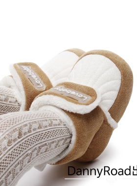 冬季新款婴儿鞋加绒保暖棉鞋棉靴软底学步鞋0-1岁宝宝鞋不掉鞋