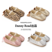 女宝0 春季 1岁 学步鞋 软底防滑耐磨底闪闪公主鞋 新款 2024宝宝鞋