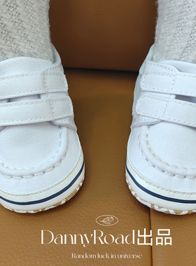 春季新款宝宝鞋小白鞋帆布鞋婴儿鞋0-1岁男宝女宝休闲鞋白色软底