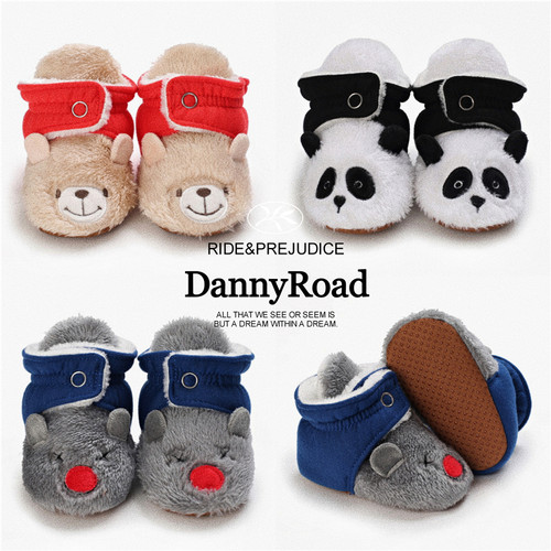 冬季新款宝宝鞋毛毛鞋保暖不掉