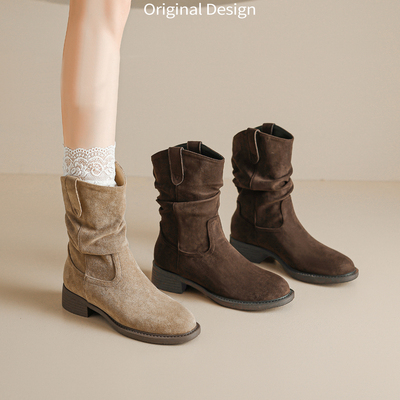 内增高超火小短筒洋气靴