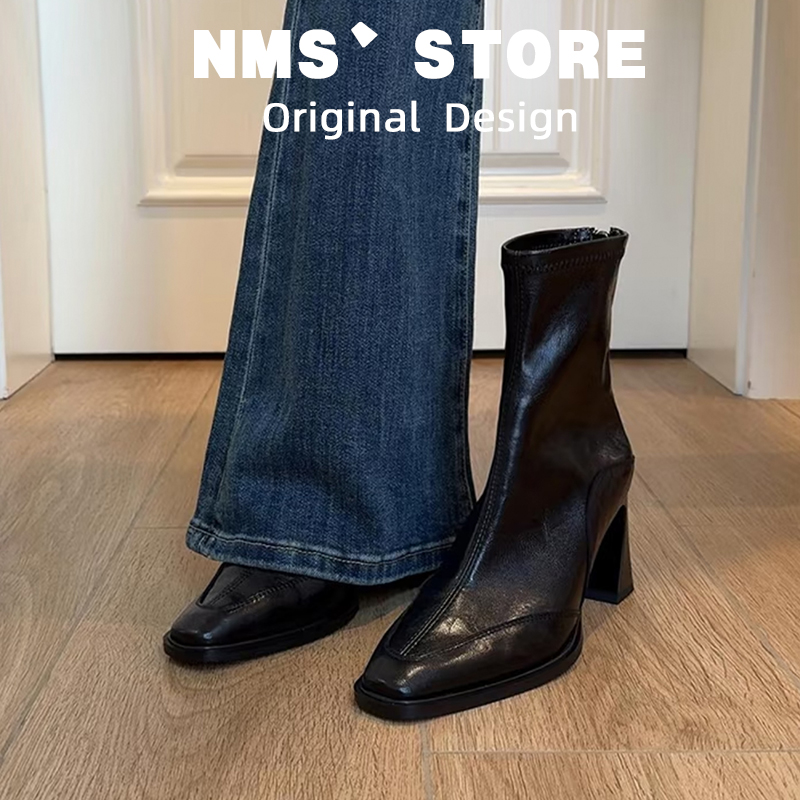 瘦瘦靴气质高跟洋气小靴子