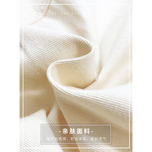 牛仔连衣裙女夏季浅色杏色白色高级感小众别致设计感收腰A字裙子