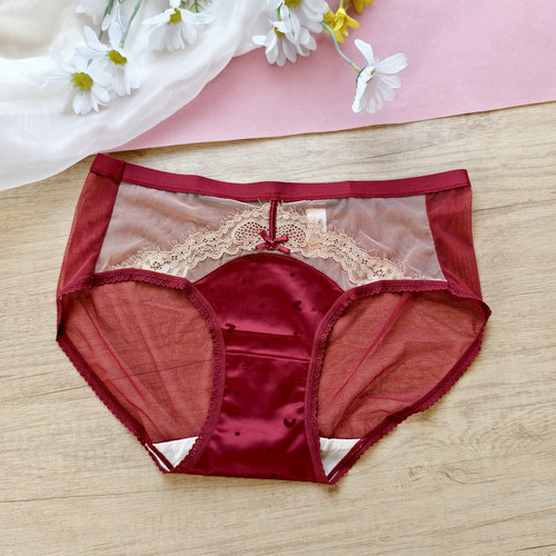 配套内裤链接 文胸配套底裤蕾丝网纱低腰性感内裤