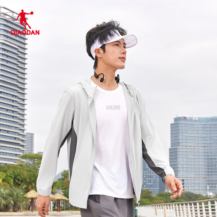 乔丹2026夏男防晒UPF50+风衣QDEWD3262269专业运动综训透气开衫