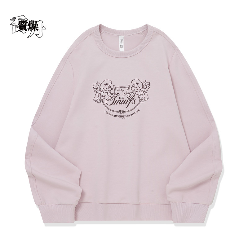 【蓝精灵】乔丹2026年秋款女时尚套头宽松T休闲卫衣QDLWD2264300