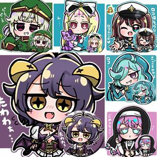 憧憬成为魔法少女周边徽章柊舞缇娜阿良河基维吧唧钥匙扣挂件礼物