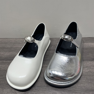 断码处理内增高玛丽珍鞋女春季新款韩版百搭小皮鞋一字带气质单鞋