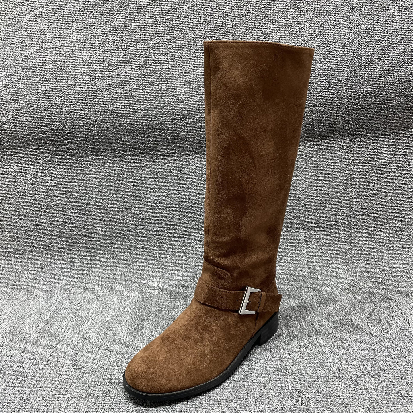 断码处理韩版复古不过膝高筒靴女复古百搭皮带扣长靴显瘦长筒靴女,女鞋,骑士靴,淘宝优惠券,粉丝福利购,淘宝优惠卷