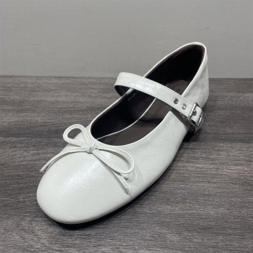 断码处理法式蝴蝶结玛丽珍鞋女