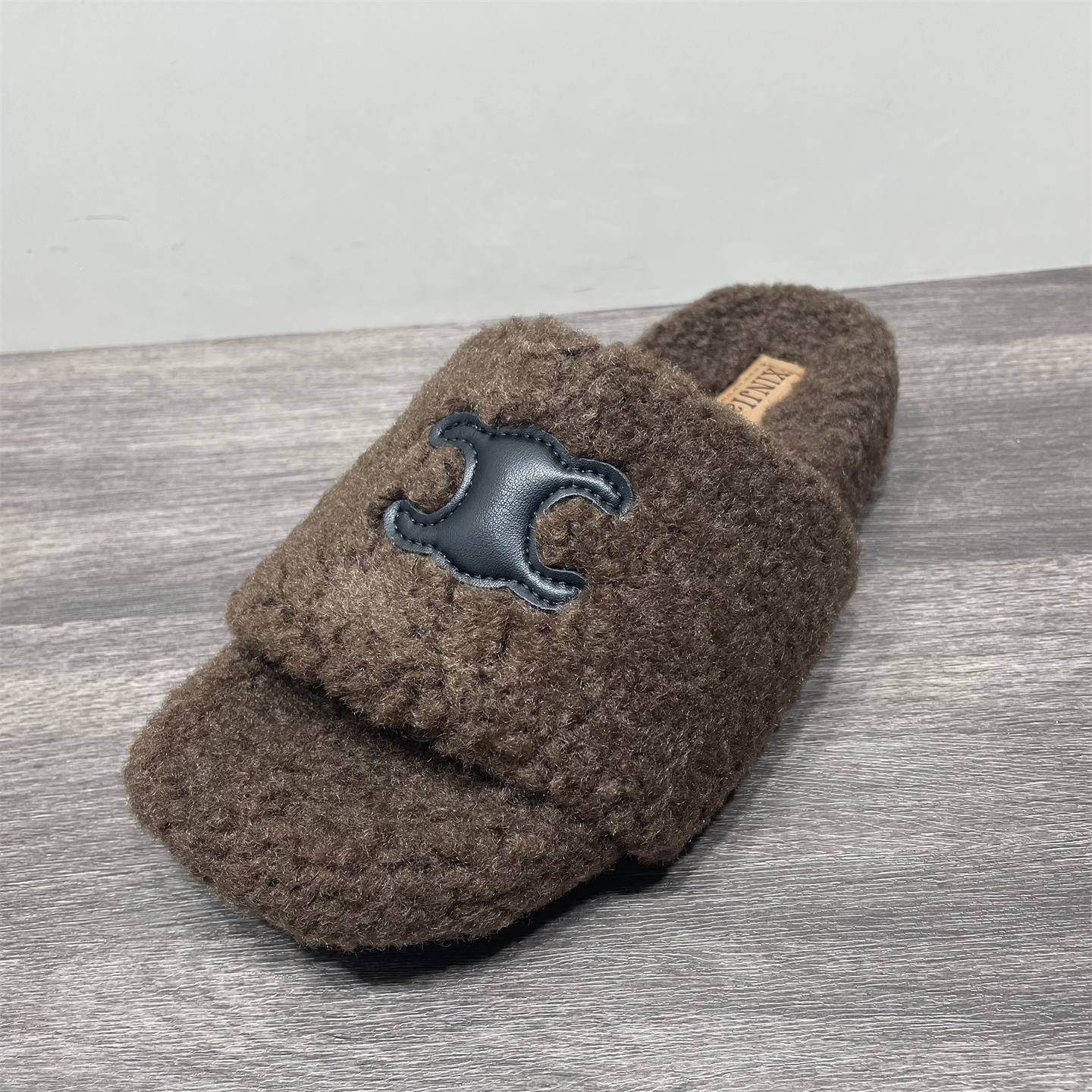 秋冬季新款时尚百搭毛毛拖鞋女