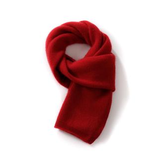 情侣 亲子 高端简约100%纯山羊绒围巾女短款 加厚保暖双股针织围脖